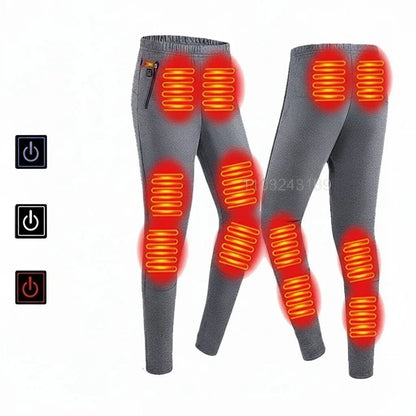 Thermal Underwear Set Heated USB Rechargeable 3 Heat Settings