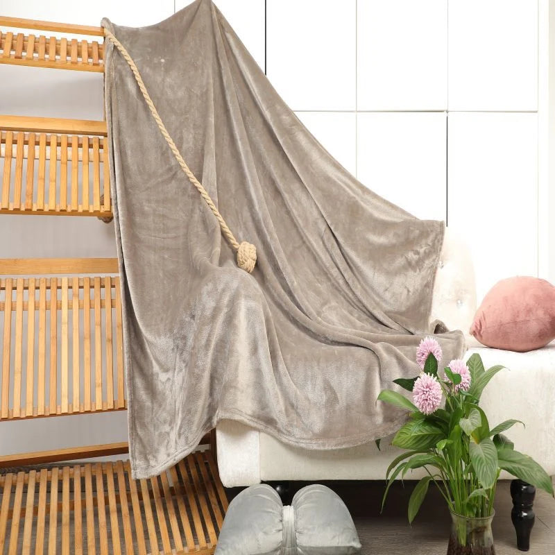 Throw Blanket Velvet Plush & Machine Washable