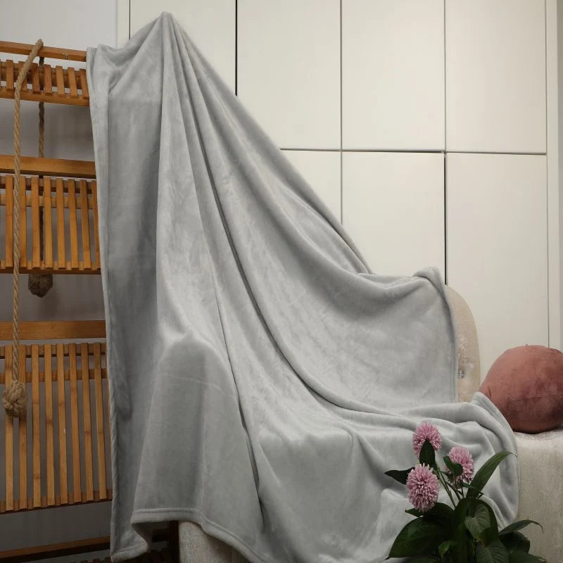 Throw Blanket Velvet Plush & Machine Washable