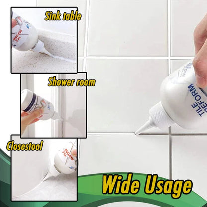 Tile Grout Repair Gel Waterproof Mold-Resistant Precision Nozzle