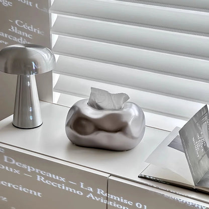Tissue Box Holder Modern Abstract Smooth Finish