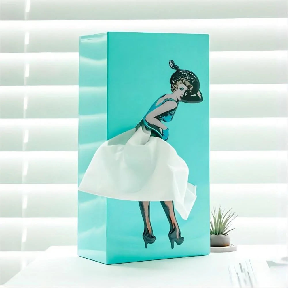 Tissue Box Plastic Decorative Playful Design