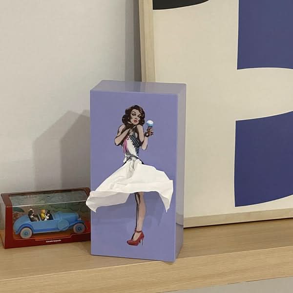 Tissue Box Plastic Decorative Playful Design