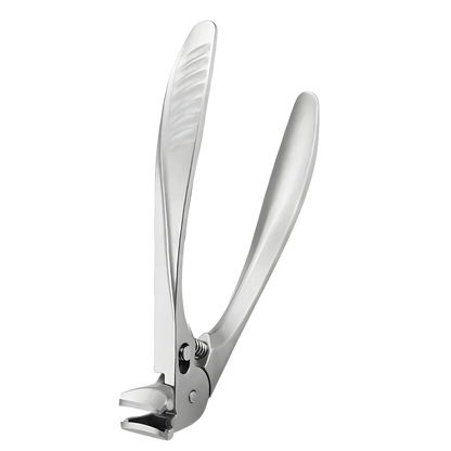 Toenail Clipper Extended Handle Stainless Steel Built-In Catcher & Nail Shaper Included
