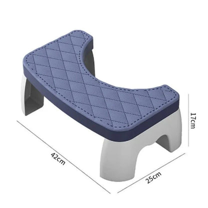 Toilet Stool Ergonomic Squatting Design Non-Slip Surface