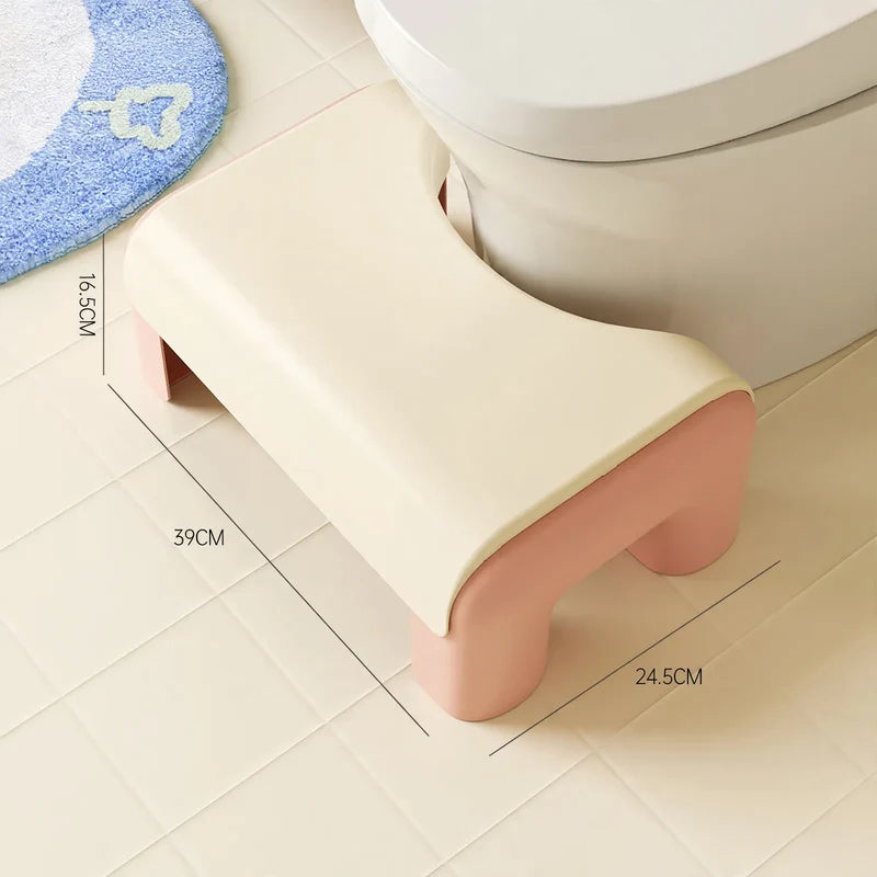 Toilet Stool PP Plastic Ergonomic Space-Saving