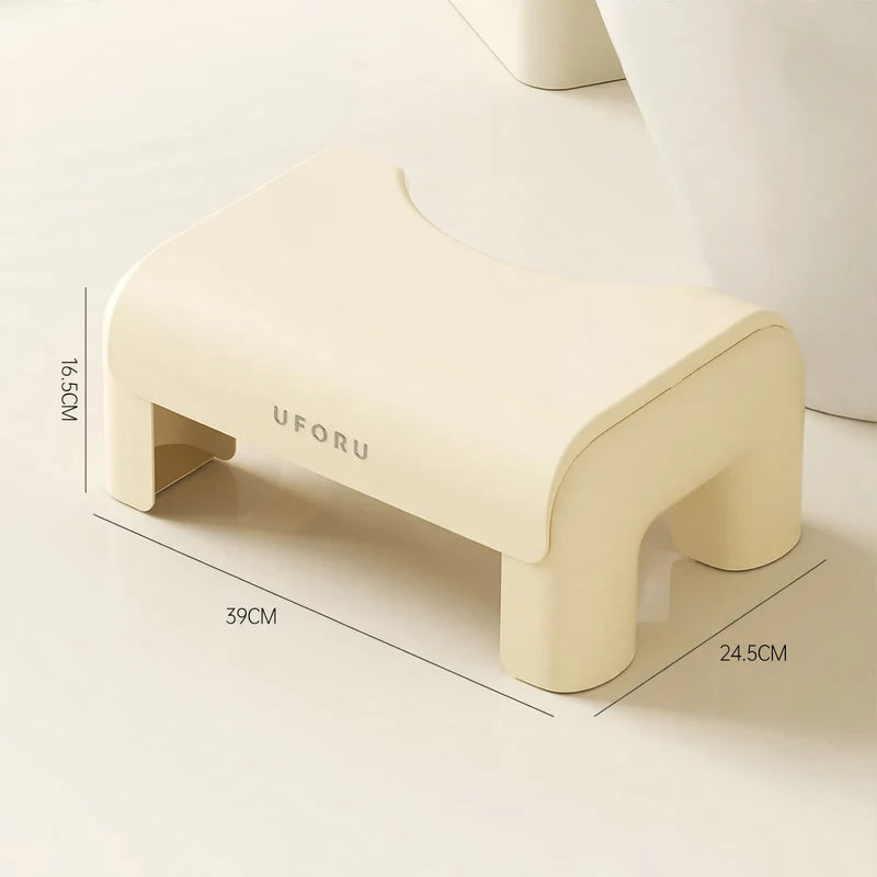 Toilet Stool PP Plastic Ergonomic Space-Saving