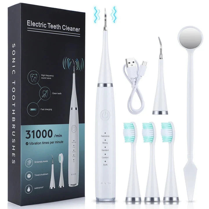 Tooth Cleaner Ultrasonic Waterproof 5 Power Levels