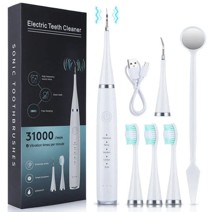 Tooth Cleaner Ultrasonic Waterproof 5 Power Levels