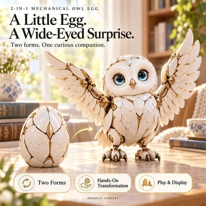 Transforming Toy Mechanical 2-in-1 Egg Design