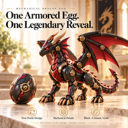 Transforming Toy Mechanical 2-in-1 Egg Design