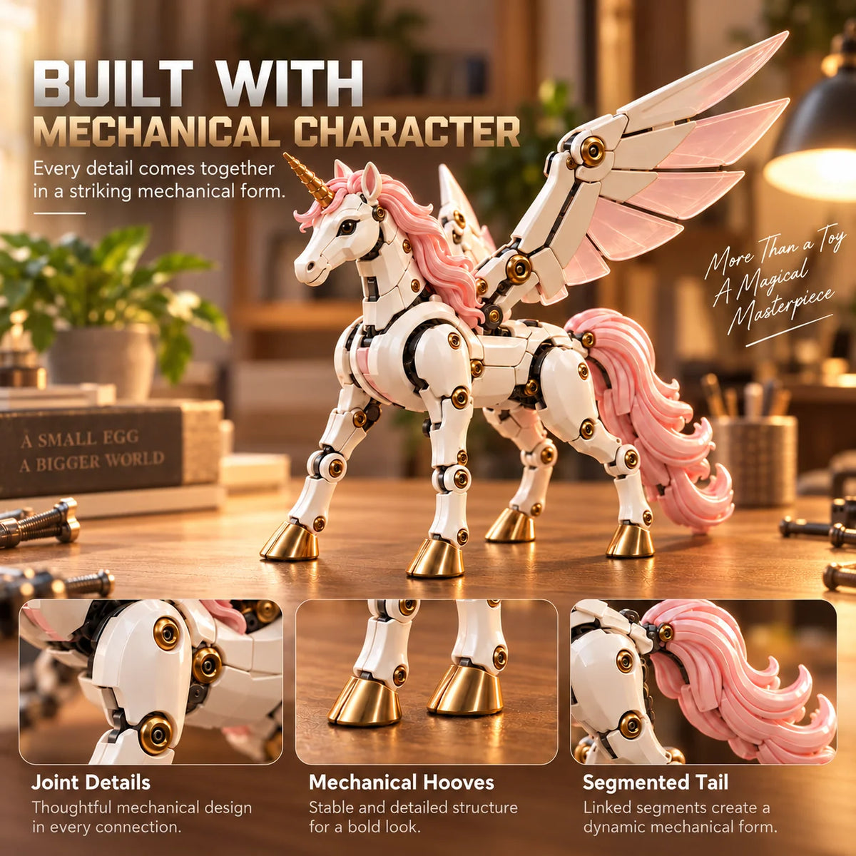 Transforming Toy Mechanical 2-in-1 Egg Design