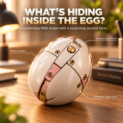 Transforming Toy Mechanical 2-in-1 Egg Design