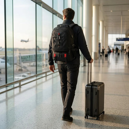 Travel Laptop Backpack 60L Expandable Water-Resistant USB Charging
