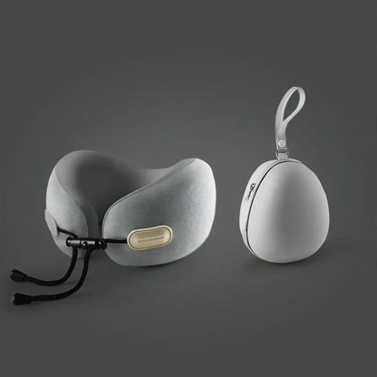 Travel Neck Pillow U-Shaped Memory Foam Compact Design