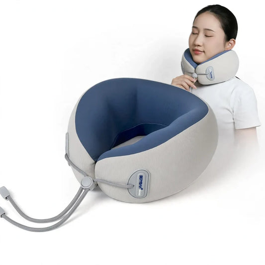 Travel Neck Pillow U-Shaped Memory Foam Support Lightweight Portable
