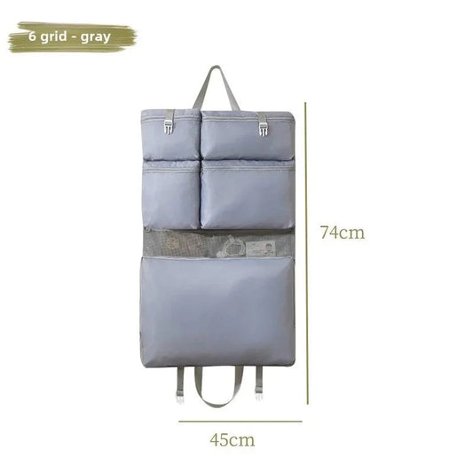 Travel Organizer Hanging Foldable Water-Resistant With Zippered Pockets