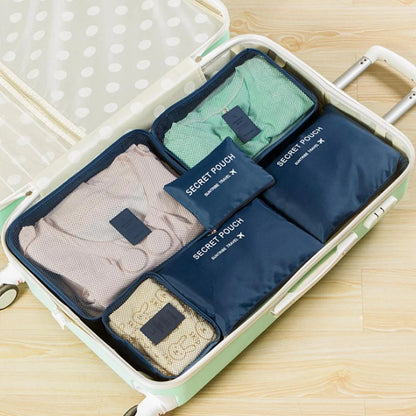 Travel Packing Cubes Water-Resistant Mesh Set of 6