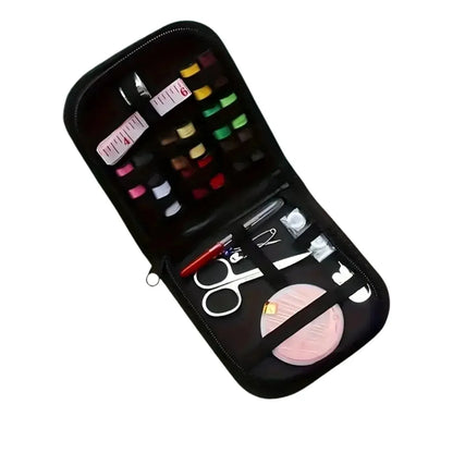 Travel Sewing Kit Compact Portable With Threads Needles Buttons & Scissors