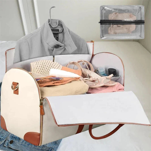 Travel Tote Bag Expandable Water-Resistant Foldable Carry-On