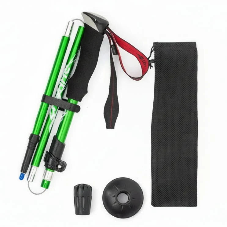Trekking Pole Adjustable 43-51 In Aluminum Wrist Strap