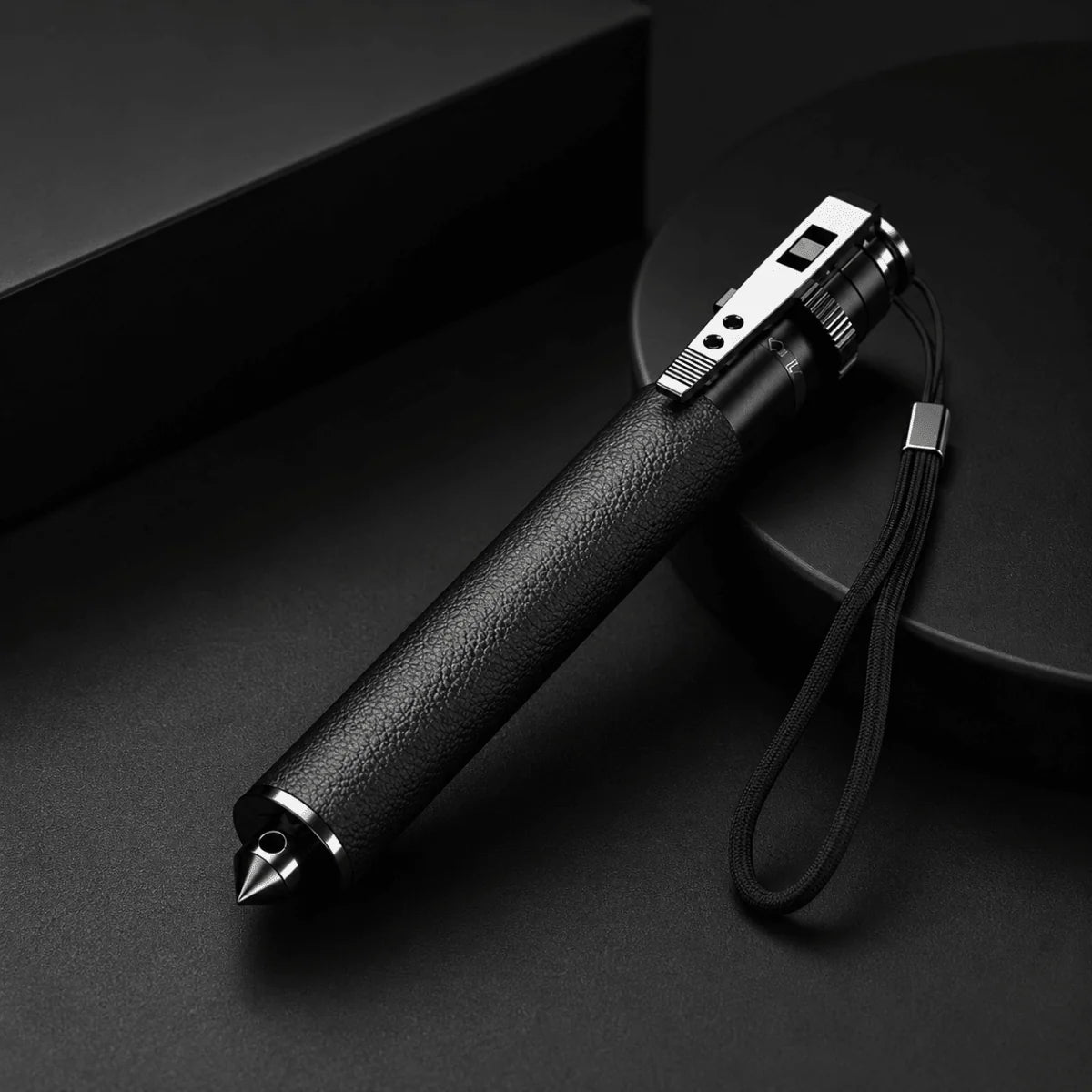 Trekking Pole Automatic Folding Aluminum Alloy Anti-Slip Grip