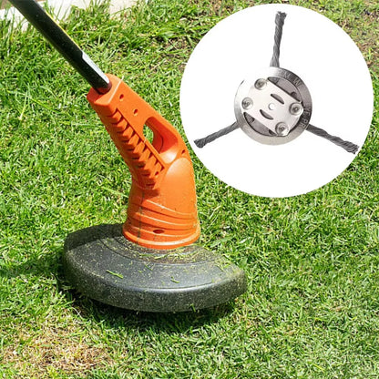 Trimmer Attachment Rotating Steel Brush Universal Fit