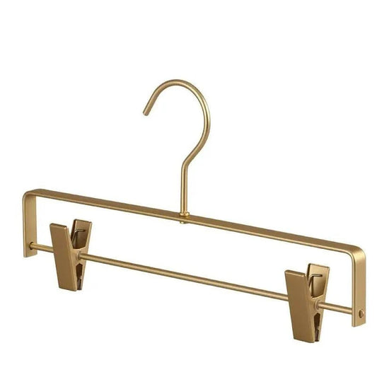 Trouser Hangers Metal Alloy Non-Slip Clips Set of 5