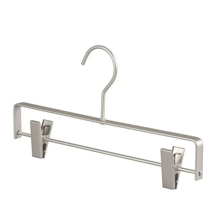 Trouser Hangers Metal Alloy Non-Slip Clips Set of 5
