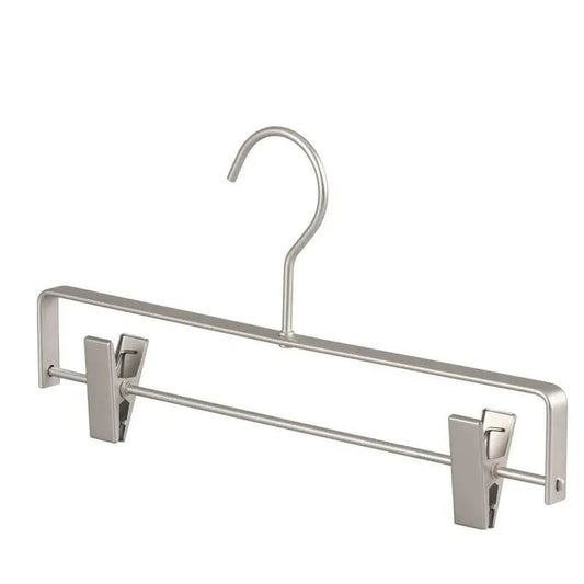 Trouser Hangers Metal Alloy Non-Slip Clips Set of 5