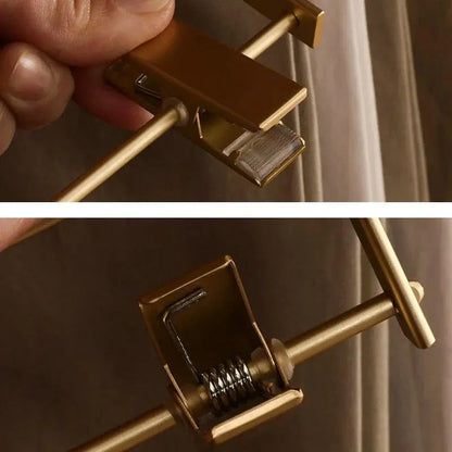 Trouser Hangers Metal Alloy Non-Slip Clips Set of 5