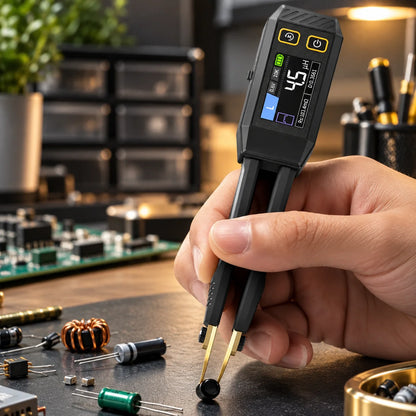 Tweezers Tester Auto-Detect ESR & Diode Readings