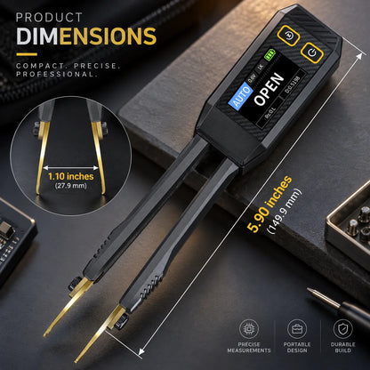 Tweezers Tester Auto-Detect ESR & Diode Readings