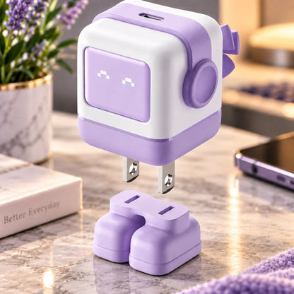 USB Wall Charger Fast Charge Dual USB-C & USB-A