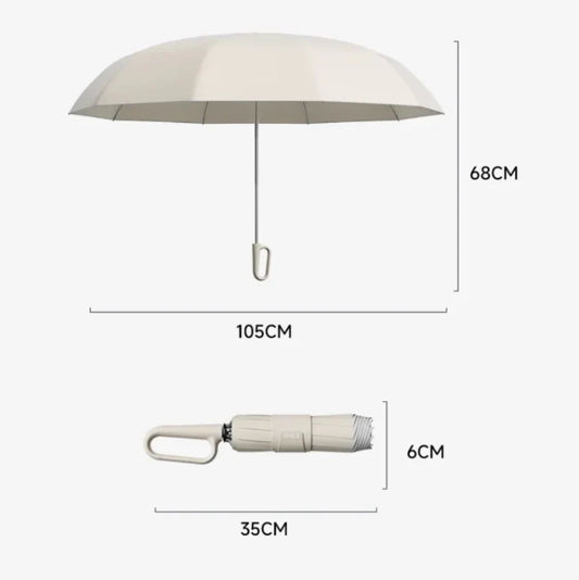 Umbrella Wind-Resistant Reflective Trim Lightweight & Compact
