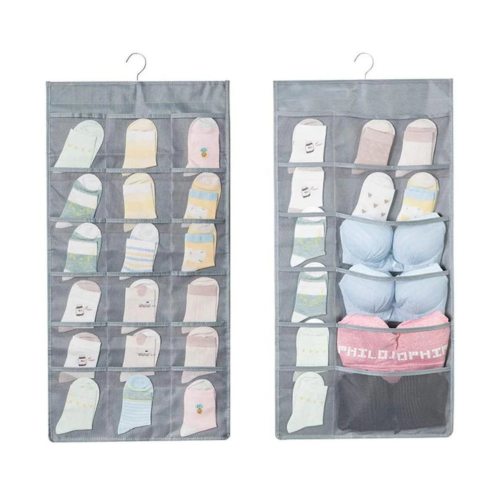 Underwear Organizer Hanging Reversible Multi-Pocket