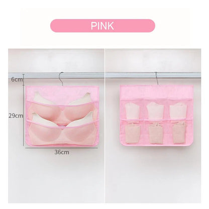 Underwear Organizer Hanging Reversible Multi-Pocket