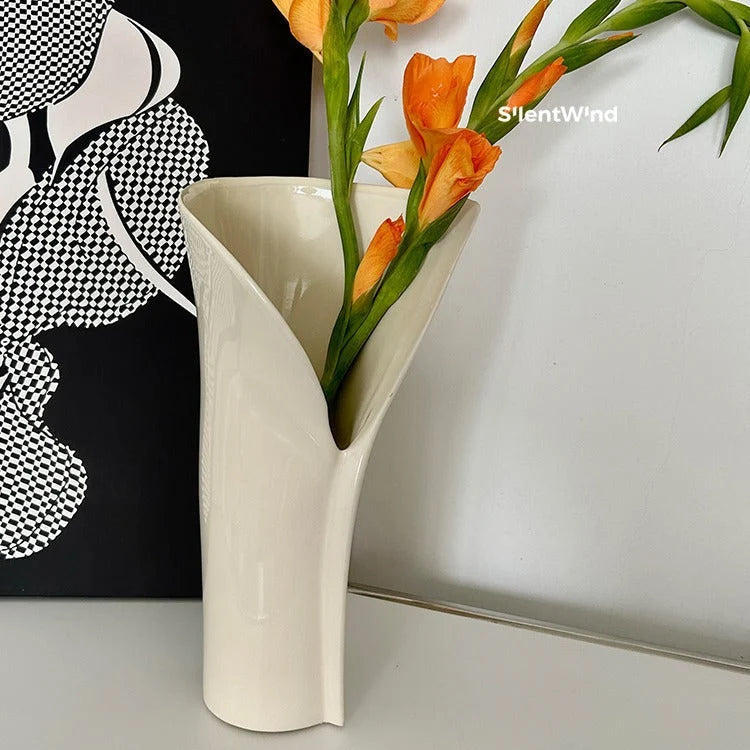 Vase Golf Shaped Sculptural Easy Care