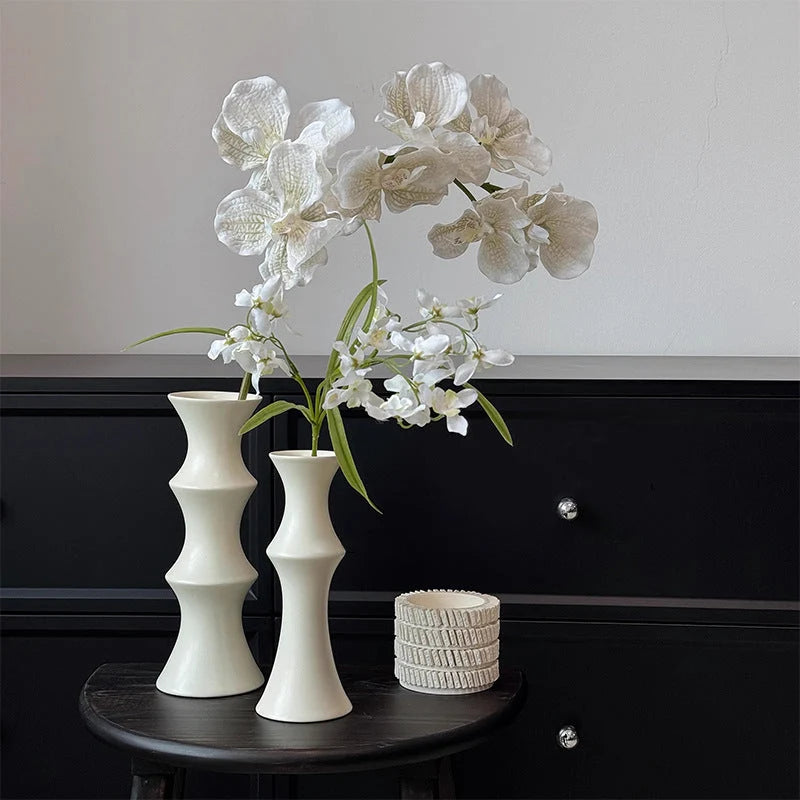 Vase Sculptural Ceramic Glossy Finish