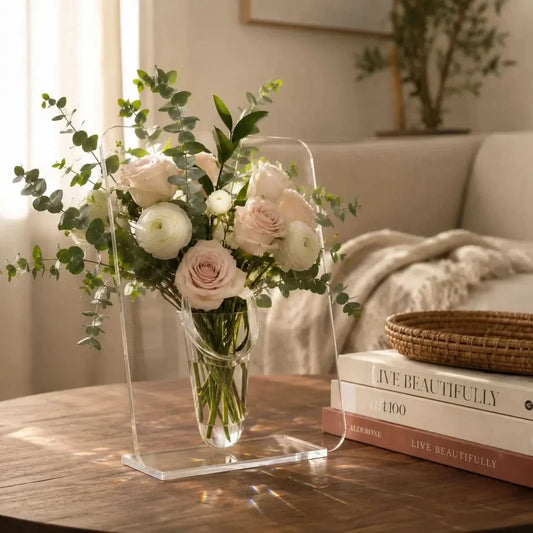 Vase Slim Acrylic Frame Gallery Style