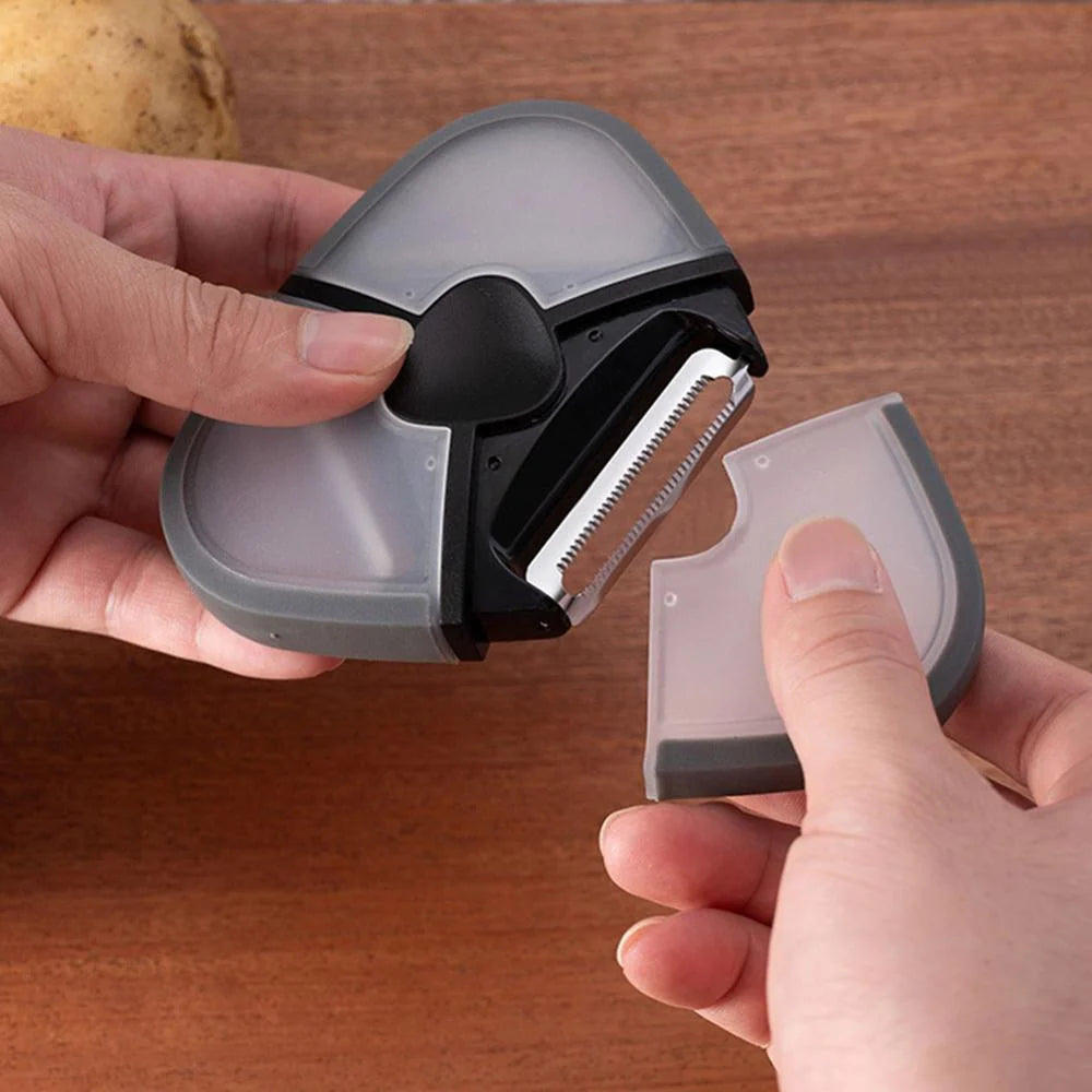Vegetable Peeler 3-in-1 Stainless Steel Dishwasher-Safe