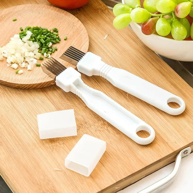 Vegetable Slicer 7-Blade Stainless Steel Non-Slip Handle