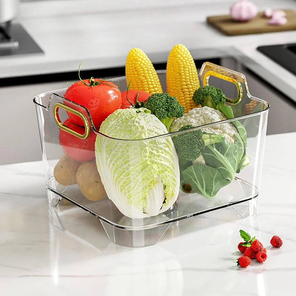 Vegetable Washing Basket Stackable Quick-Drain Plastic Sieve