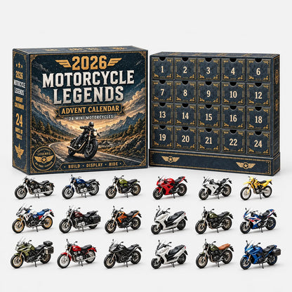 Vehicle Advent Calendar 24 Die-Cast Models Reusable Display Box