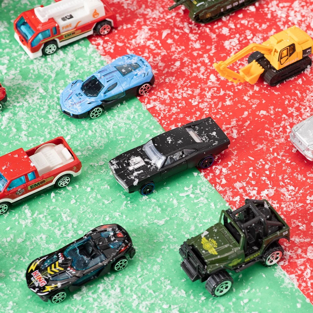 Vehicle Advent Calendar 24 Mini Vehicles Assorted Styles