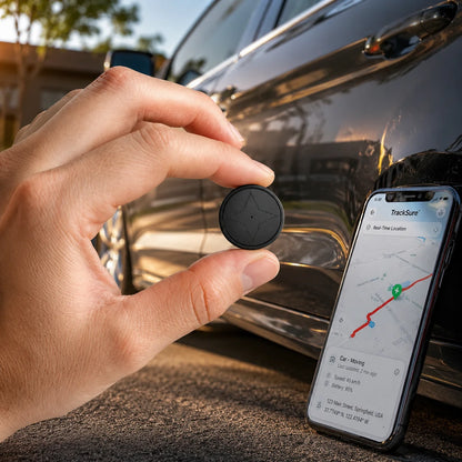 Vehicle GPS Tracker Real-Time Magnetic Mount Rechargeable