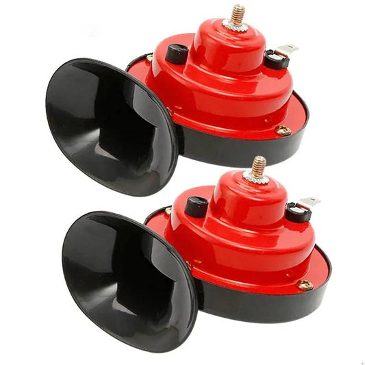 Vehicle Horn Dual-Tone 12V Universal Mounting Weather-Resistant