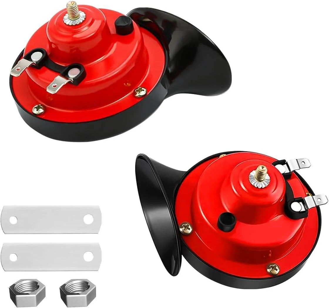 Vehicle Horn Dual-Tone 12V Weather-Resistant ABS