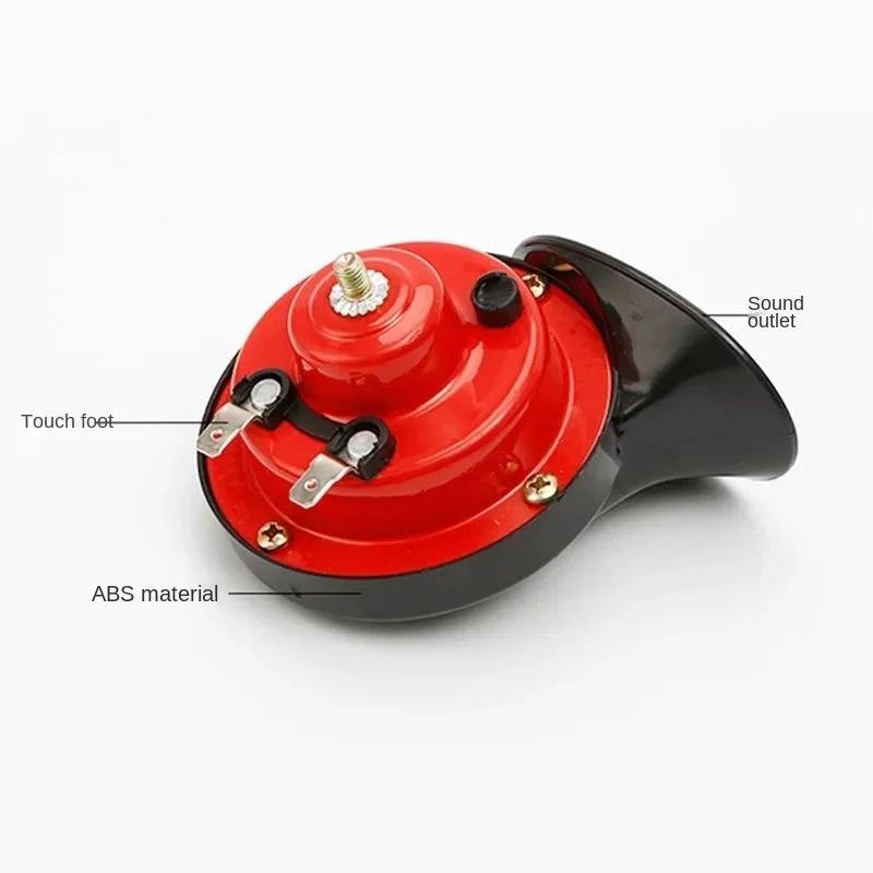 Vehicle Horn Dual-Tone 12V Weather-Resistant ABS