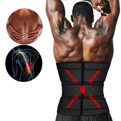 Waist Trainer Belt Breathable Neoprene Triple Compression Core Support